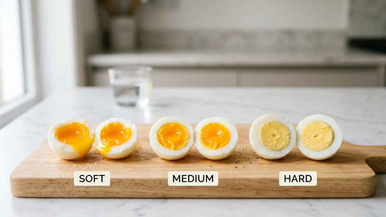 Boiled Eggs Made Easy: Exact Timing for Soft, Medium & Hard