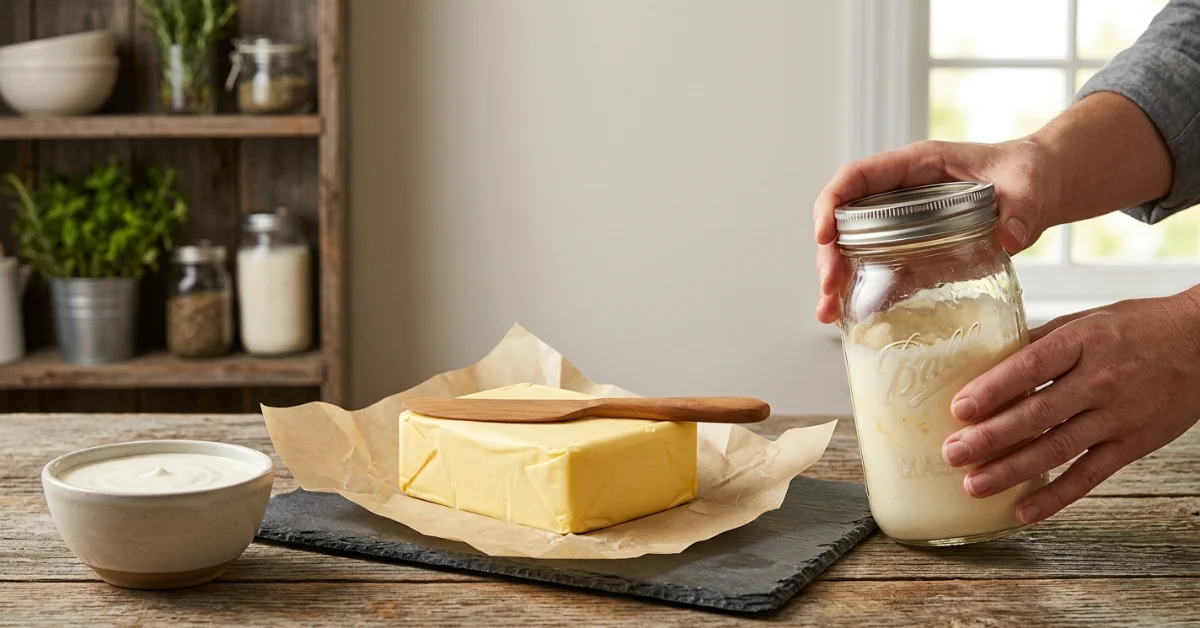 How to Make Homemade Butter with Just One Ingredient